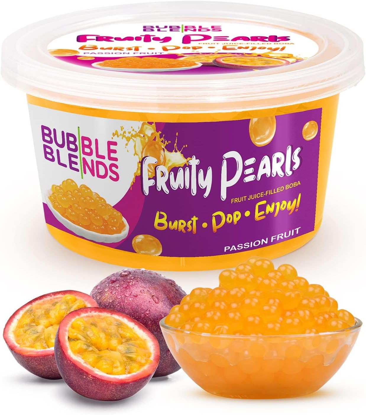 Passion Fruit Boba